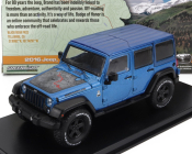 Greenlight Jeep Wrangler Unlimited Black Bear Edition 2016 1:43 Světle Modrá