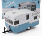 Greenlight Trailer Shasta Airflyte 15 Roulotte 1961 1:24 Světle Modrá Bílá
