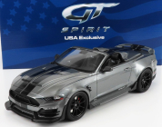 Gt-spirit Ford usa Mustang Shelby Cabriolet Super Snake 2021 1:18 Šedá Černá