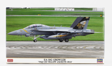 Hasegawa Boeing Ea-18g Growler Vaq-138 Yellow Jackets Military Airplane 2022 1:72 /