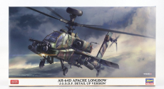 Hasegawa Hughes Ah-64d Apache Longbow Helicopter Military 1975 1:48 /