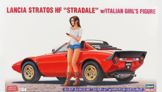 Hasegawa Lancia Stratos Hf 1974 With Italian Girl's Figure 1:24 /