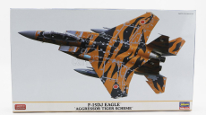 Hasegawa Mcdonnel douglas F-15dj Eagle Aggressor Tiger Scheme Military Airplane 1988 1:72 /