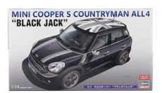 Hasegawa Mini Copper S Countryman All4 Black Jack 2012 1:24 /