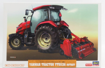 Hasegawa Yanmar Yt5113a Tractor With Rotary Trailer 1:35 /