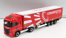 Herpa Iveco fiat S-way Truck Telonato Codognotto Transports 2020 1:87 Red