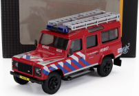 Hongwell Land rover Land Defender 110 Fire Engine 2004 1:43 Červená Bílá Modrá