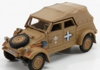 Hongwell Volkswagen Type 82 Cabriolet Closed Afrika Korps Erwin Rommel 1941 1:43 Vojenský Písek