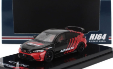 Ignition-model Honda Civic Type-r (fl5) Advan 2020 1:64 Černá Červená