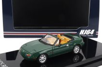 Ignition-model Mazda Eunos (mx5) Na6ce Spider Roadster 1989 1:64 Zelená