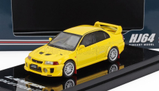 Ignition-model Mitsubishi Lancer Evo V Gsr With Mud Flap 1998 1:64 Žlutá