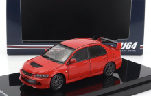 Ignition-model Mitsubishi Lancer Evolution Ix Gsr With Engine 2003 1:64 Red