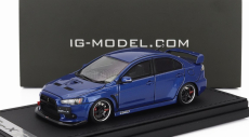 Ignition-model Mitsubishi Lancer Evolution X (cz4a) 2014 1:43 Blue Met