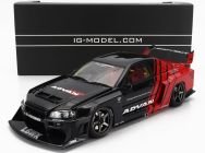 Ignition-model Nissan Skyline Er-34 Lb Works Super Silhouette Advan 1996 1:18 Černá Červená