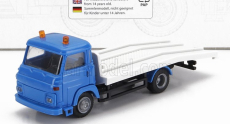 Igra-model Alfa romeo A19 Truck Assistance Carro Attrezzi - Tow Truck Road Service 2-assi 1:87 Modrá Světle Šedá