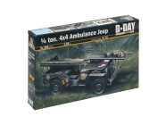 Italeri 1/4 Ton. 4x4 Ambulance Jeep (1:35)