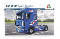 Italeri DAF Xf105 510 Space America Tractor Truck 2-assi 2011 1:24 /