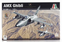 ROZBALENO - Italeri Embraer Amx Ghibli Military Airplane 1985 1:72 /