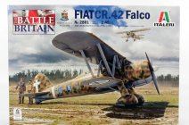 Italeri Fiat Cr.42 Falco Aeronatica Militare Battle Of Britain Airplane 1939 1:48 /