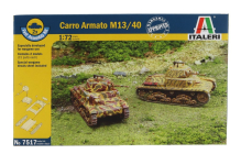 Italeri Iveco fiat Tank Ansaldo M13/40 Military 1942 1:72 /