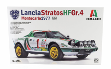 Italeri Lancia Stratos Hf Alitalia Gr.4 (night Version) N 1 Winner Rally Montecarlo 1977 Sandro Munari - Silvio Maiga + Stratos Hf Street Version 1974 1:12 /
