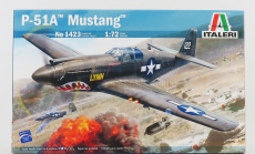 Italeri North american P-51a Mustang Airplane Military 1941 1:72