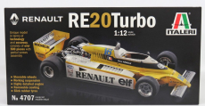 Italeri Renault F1  Re20 Turbo N 16 Season 1980 R.arnoux - N 15 J.p.jabouille 1:12 Žlutá Bílá
