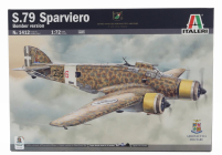 Italeri Savoia marchetti S.79 Sparviero Airplane Military 1942 1:72 /