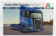 Italeri Scania R400 Streamline Flat Roof Tractor Truck 2-assi 2010 1:24 /