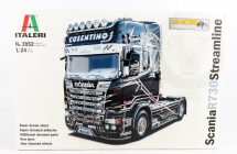 Italeri Scania R730 Tractor Truck Streamline 2-assi 2011 1:24 /