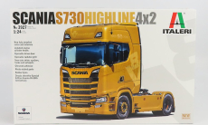 Italeri Scania S730 V8 Highline Tractor Truck 4x2 2-assi 2017 1:24 /
