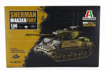 Italeri Tank M4a3e8 Sherman Miltary 1945 1:56 /