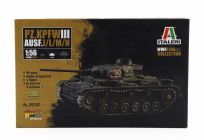 Italeri Tank Pz.kpfw. Iii Ausf.l/j/m/n Tank Military 1942 1:56 /