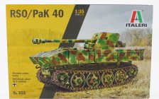 Italeri Tank Rso Pak40 Military 1945 1:35 /