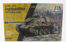 Italeri Tank Sd.kfz. 173 Jagdpanther With Winter Crew Military 1945 1:35 /