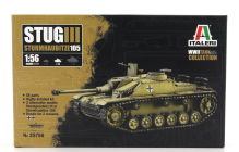 Italeri Tank Stug Iii Sturmhaubitze 105 Military 1944 1:56 /