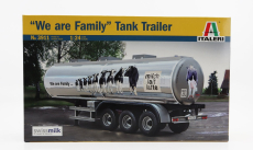 Italeri Trailer Tank Trailer For Truck - We Are Familiy - Trasporto Latte 1:24 /