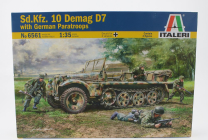 Italeri Truck Sd.kfz. 10 Demag D7 With German Paratroops Military 1945 1:35 /