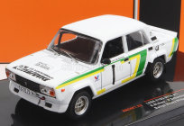 Ixo-models Lada fiat 2105 Vfts N 1 Rally Vltava Pribram 1988 V.blahna - P.schovanek 1:43 Bílá Zelená Žlutá