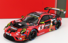 Ixo-models Porsche 911 991-2 Gt3 R Team Frikadelli Racing N 30 1:18, červená