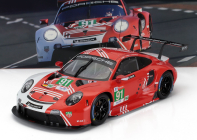 Ixo-models Porsche 911 991-2 Rsr N 91 24h Le Mans 2020 Gianmaria Bruni - Richard Lietz - Frederic Makowiecki- Porsche 917  Tribute Design 1:18 Red