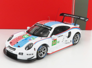 Ixo-models Porsche 911 991 Rsr 4.0l Flat-6 Porsche Gt Team N 94 24h Le Mans 2019 S.muller - M.jaminet - D.olsen 1:18 Bílá Modrá Červená