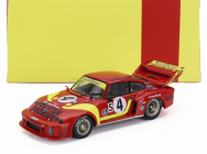 Ixo-models Porsche 935/77a 930 Team Gelo Racing N 4 6h Silverstone 1978 Klaus Ludwig - Hans Heyer 1:43 Červená Žlutá