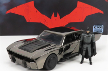 Jada Batman Batmobile With Figure 2022 - The Batman Movie 1:24 Chrome