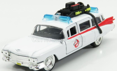 Jada Cadillac Series-62 Ecto-1 Ghostbusters 1 1984 1:32 Bílá Červená