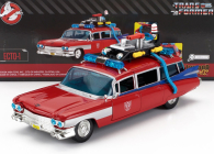 Jada Cadillac Series-62 Ecto-1 Ghostbusters Transformers 1984 1:24 Red