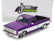 Jada Chevrolet C-10 Pick-up Custom 1985 1:24 Fialová Bílá