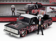 Jada Chevrolet C-10 Pick-up Tapatio 1985 With Charro Figure 1:24 Černá Bílá