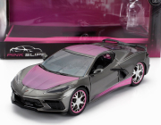 Jada Chevrolet Corvette Stingray Coupe 2020 1:24 Šedorůžová