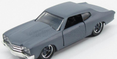 Jada Chevrolet Dom's Chevelle 454ss 1970 - Fast & Furious  Iv (2009) - Solo Parti Originali - Original Parts 1:32 Základní Nátěr Matně Šedý